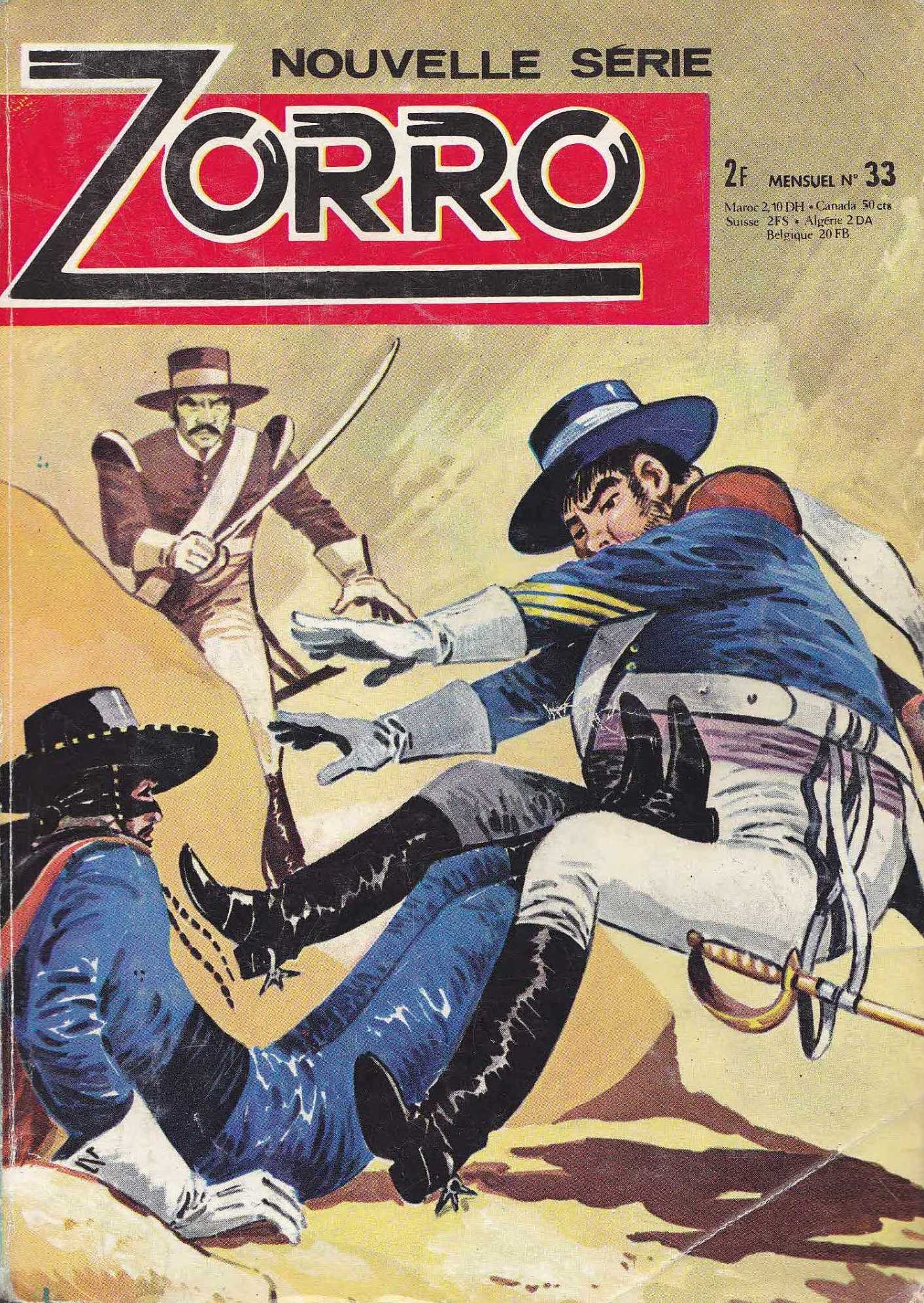 Scan de la Couverture Zorro SFPI Poche n 33